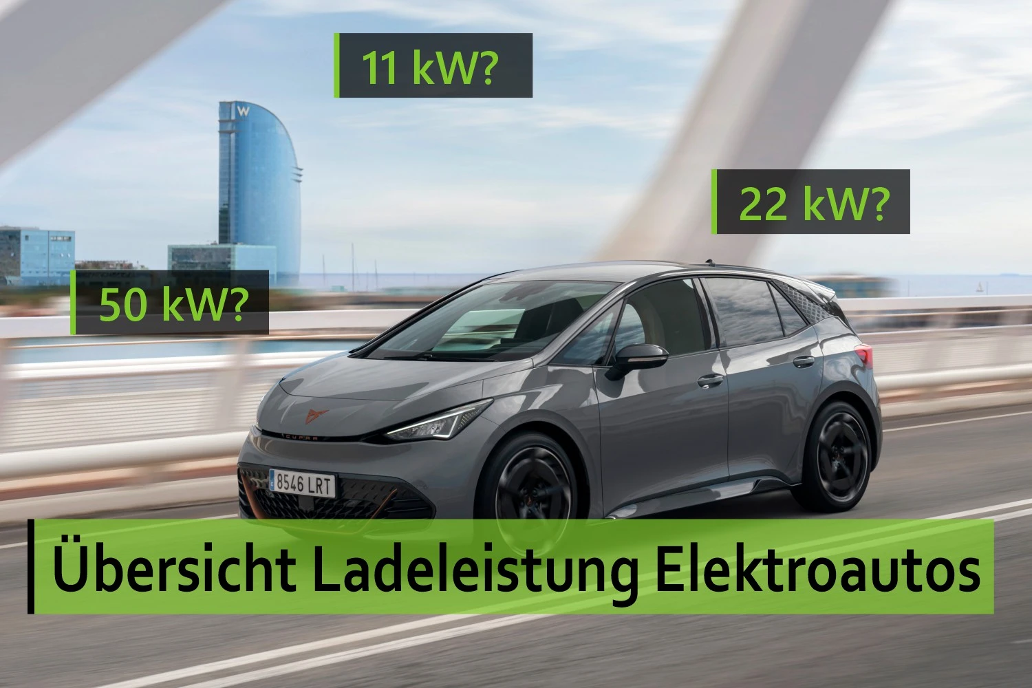 Übersicht maximale Ladeleistung E-Autos