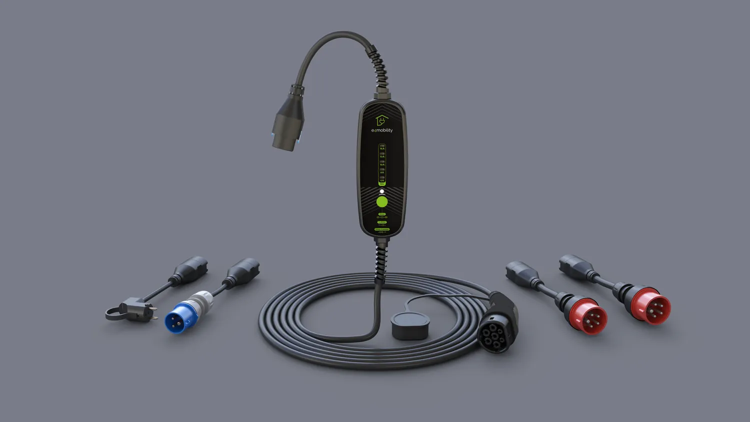 e4charger Pro Plus 7,5 m - 11 kW mobiles Ladegerät