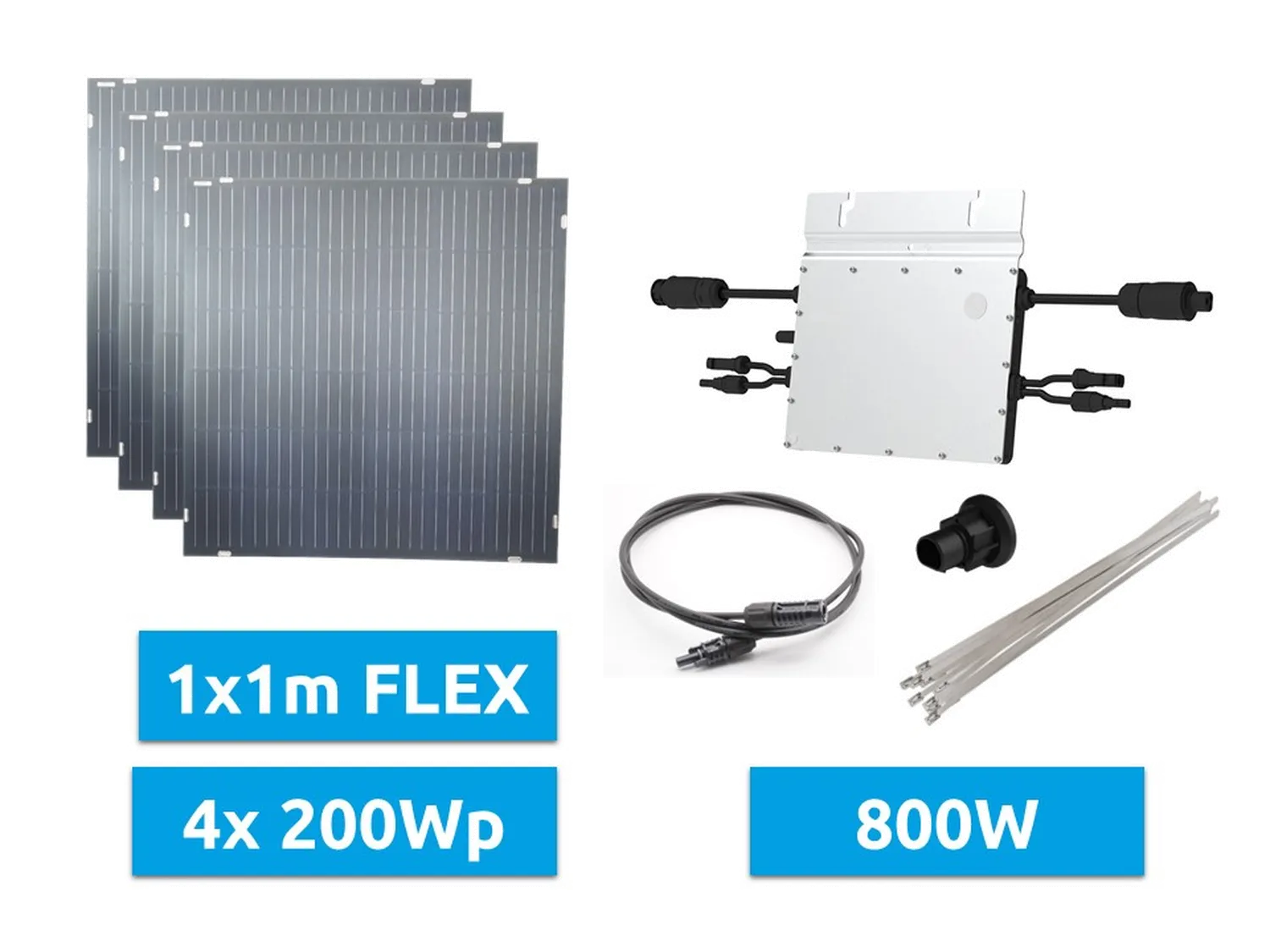 Balkonkraftwerk 800 W Flex