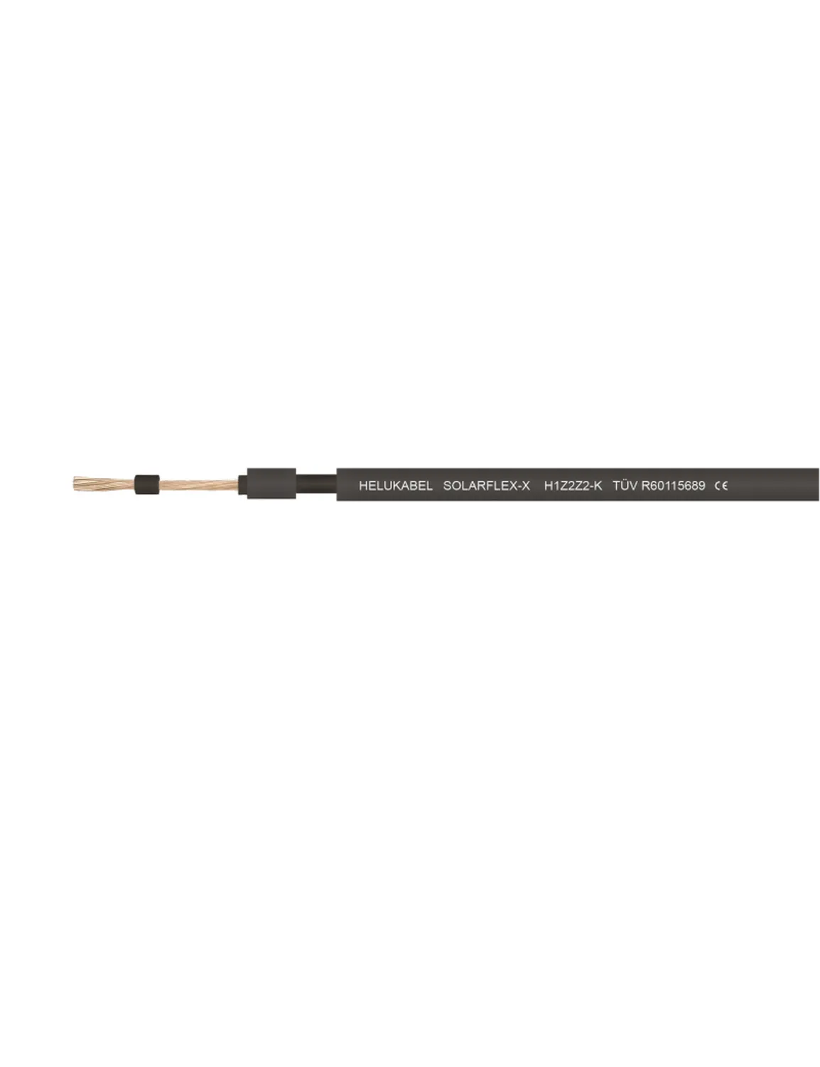 Solarkabel 6mm² - schwarz - 100 m Bund