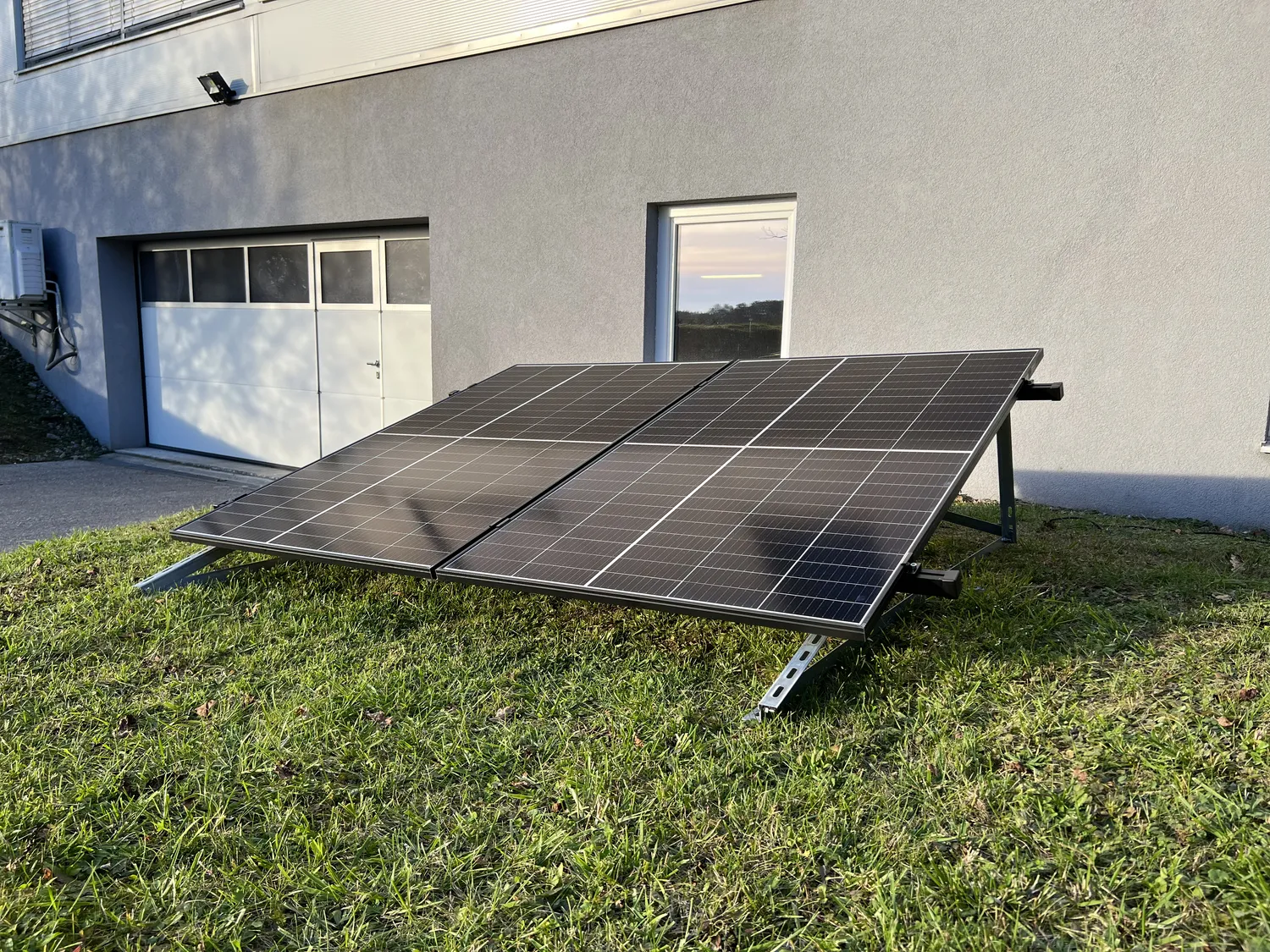 Bodenaufsteller für 2 Module vertikal