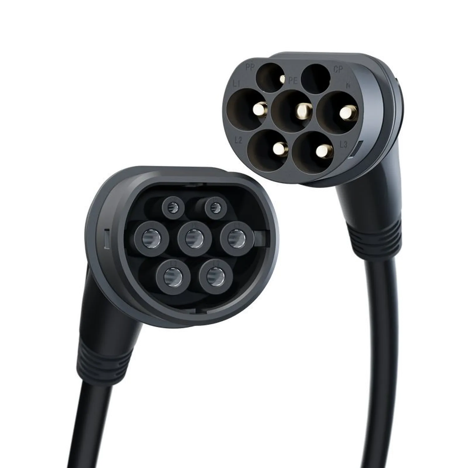 Typ 2 Ladekabel 5 m schwarz