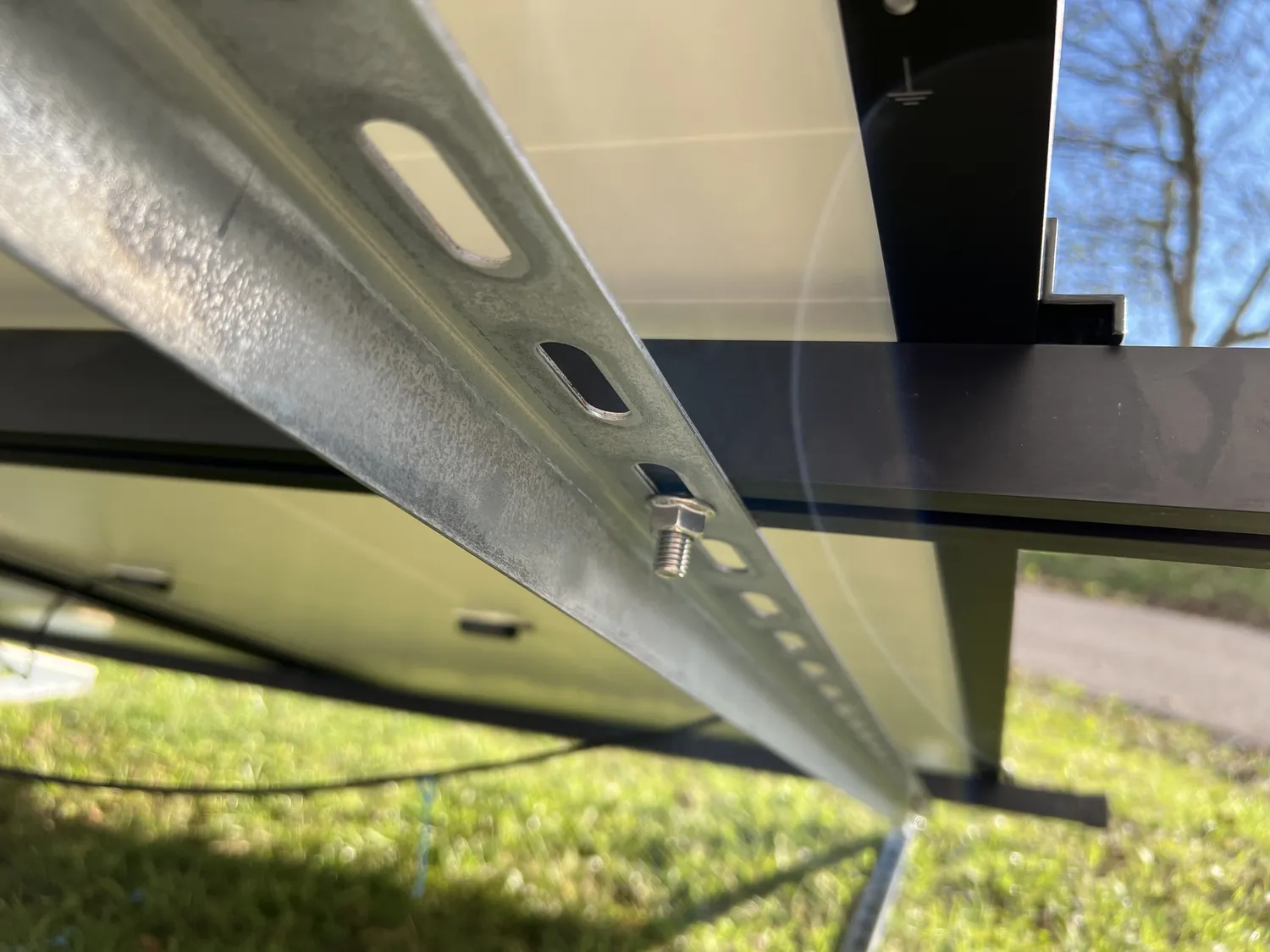 Bodenaufsteller für 2 Module vertikal