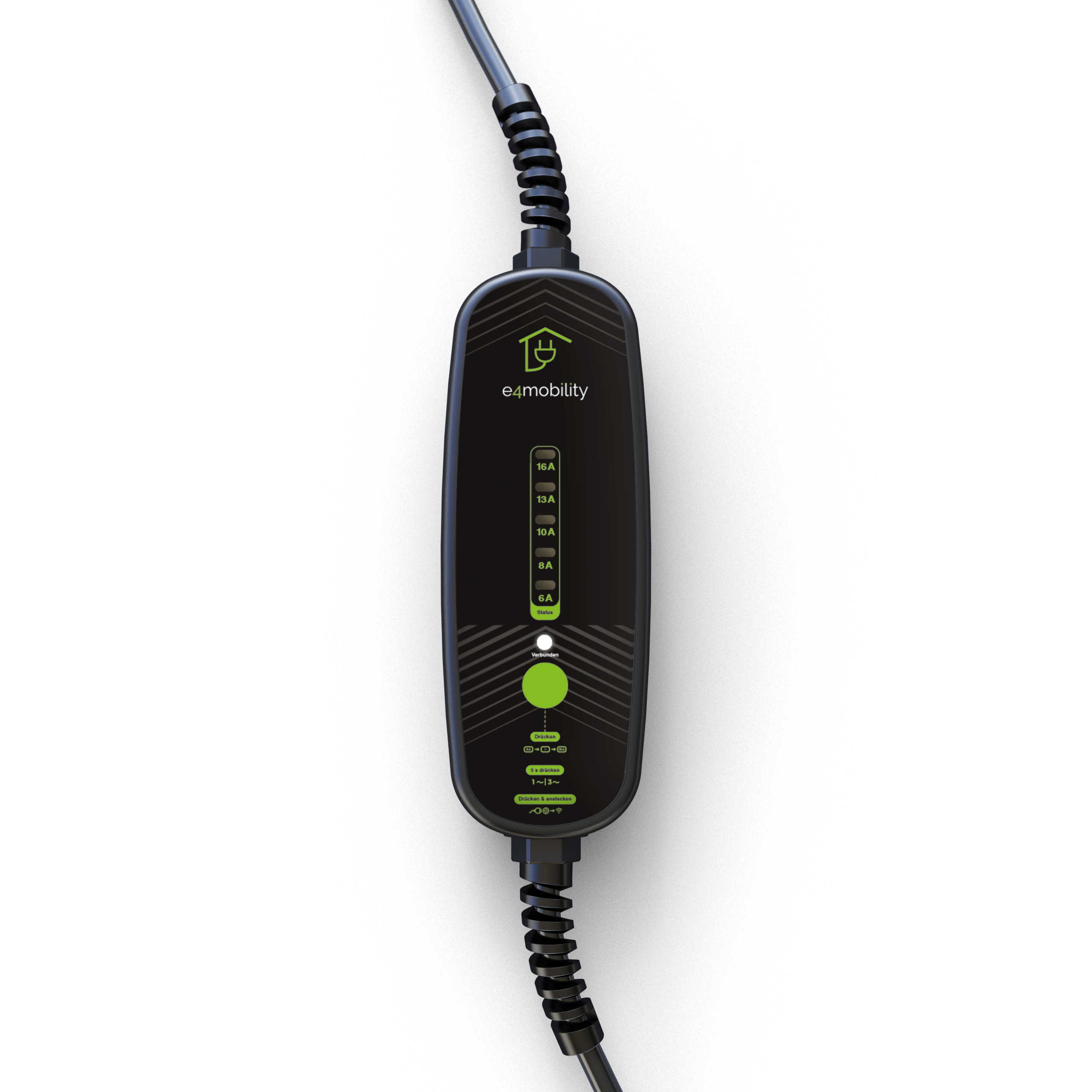 e4charger 7,5 m - 11 kW mobiles Ladegerät