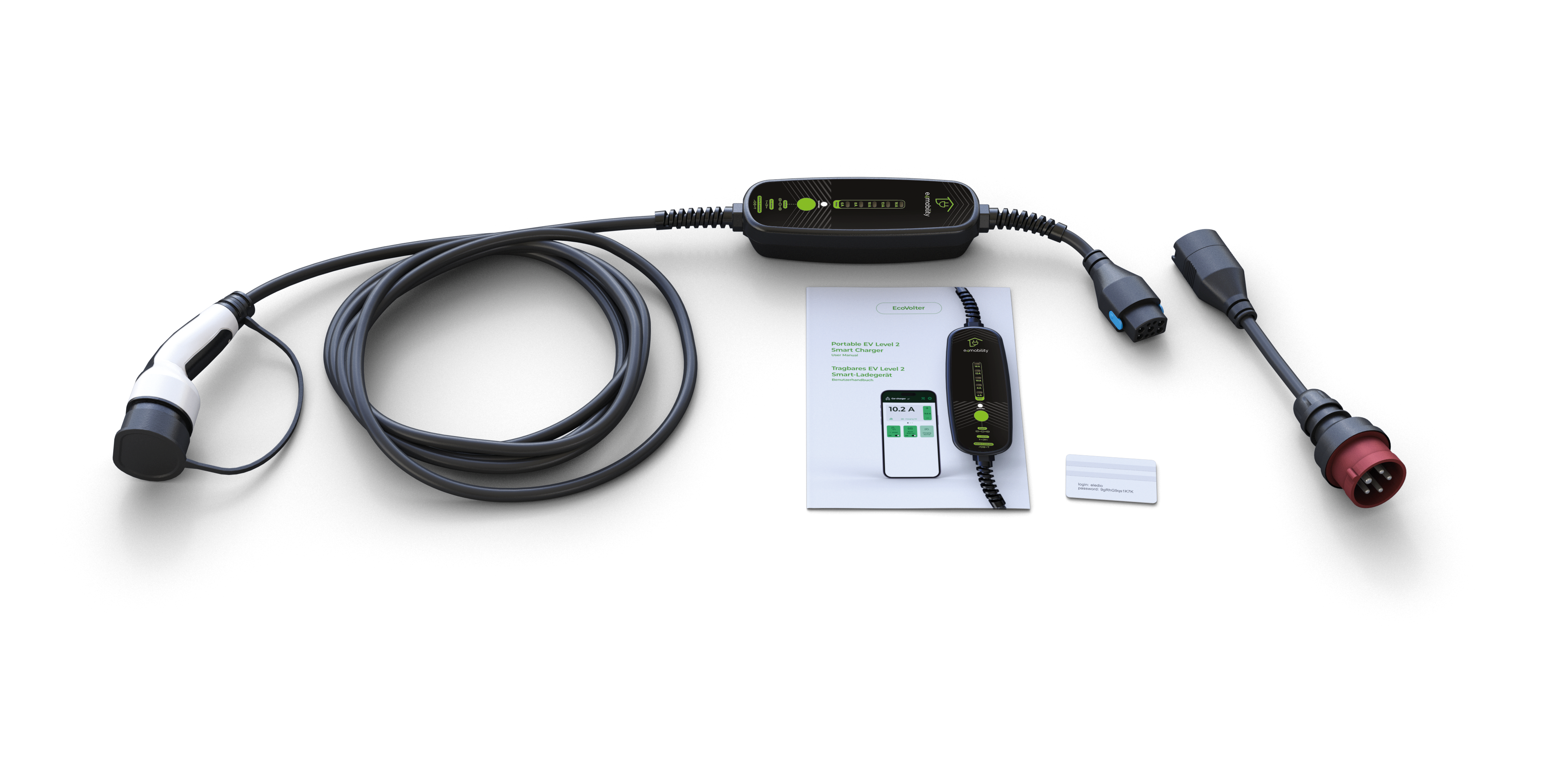 e4charger Pro Plus 7,5 m - 11 kW mobiles Ladegerät