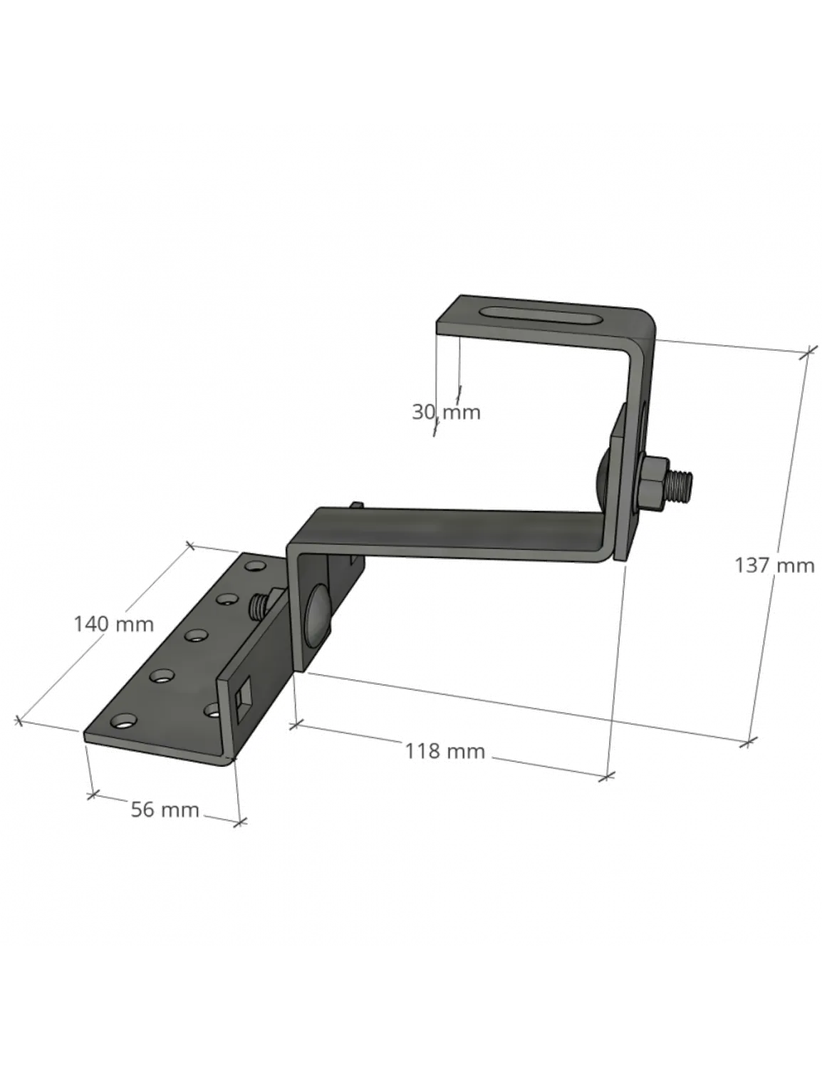Dachhaken kurz 118mm