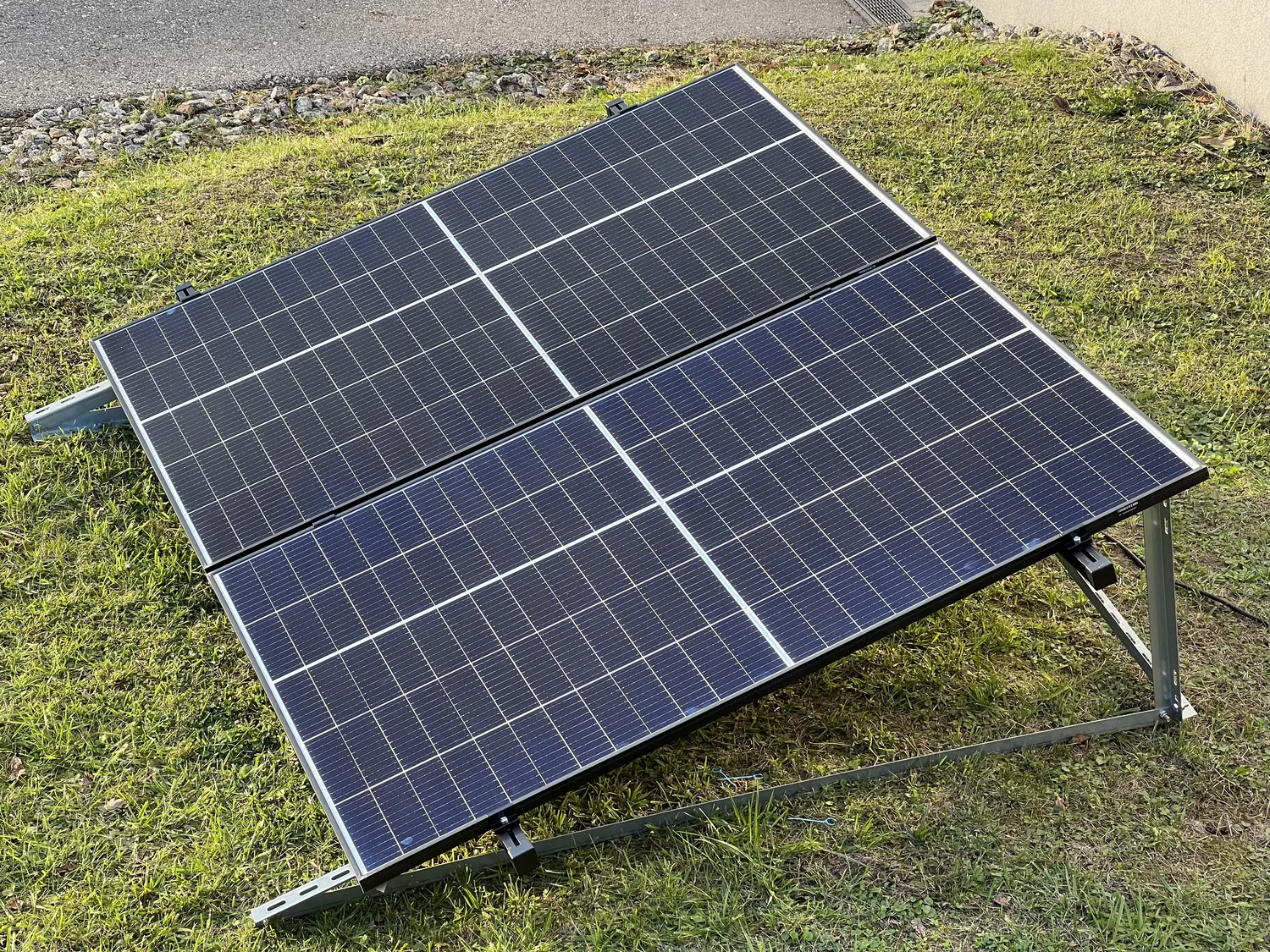 Bodenaufsteller für 2 Module vertikal