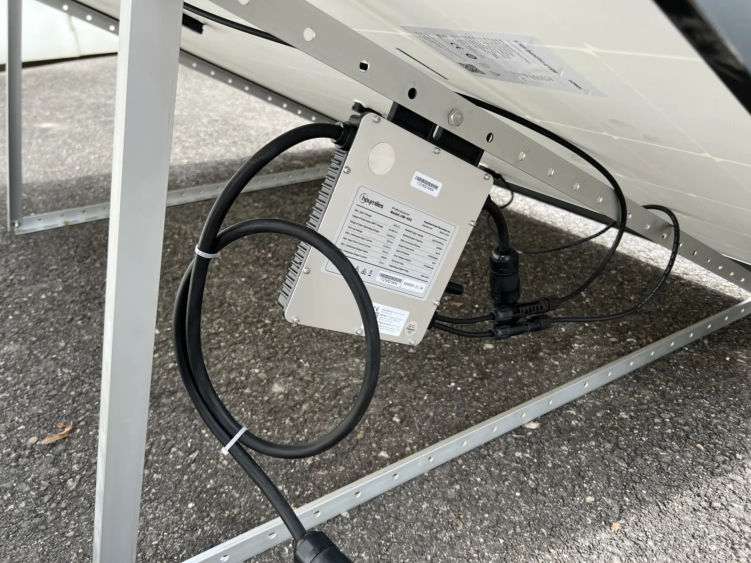 Bodenaufsteller für 2 Module horizontal